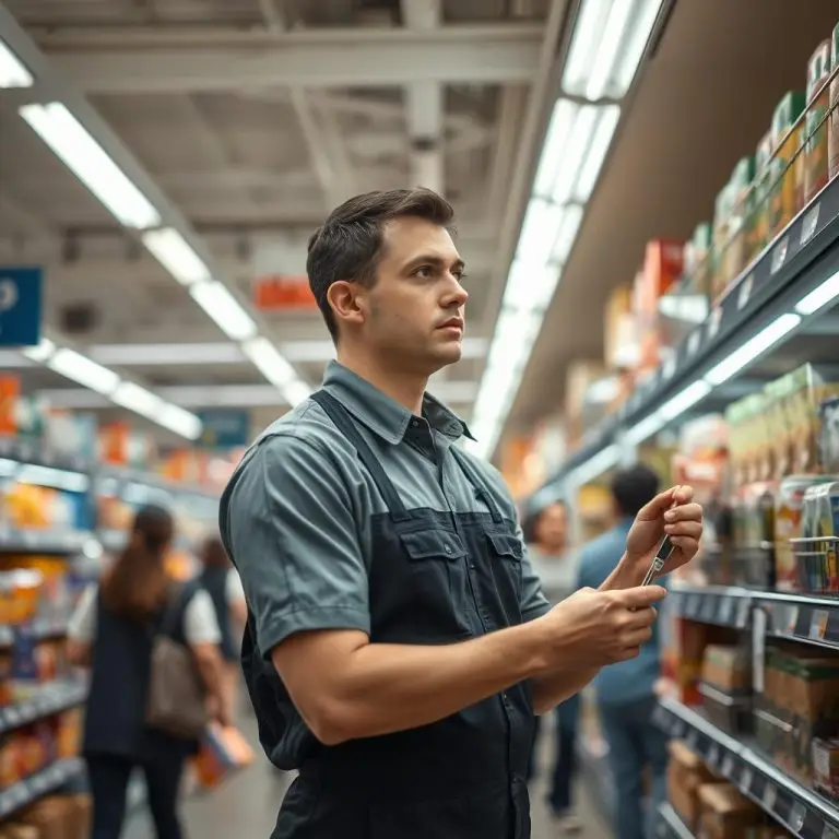 Come distinguersi operatore negozio supermercato